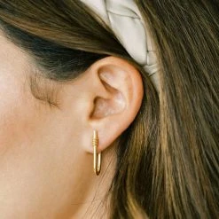 Sara Patino Jewelry Joy Recycled Gold Earrings - Small