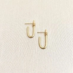 Sara Patino Jewelry Joy Recycled Gold Earrings - Small