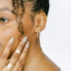 Sara Patino Jewelry Joy Recycled Gold Earrings - Small