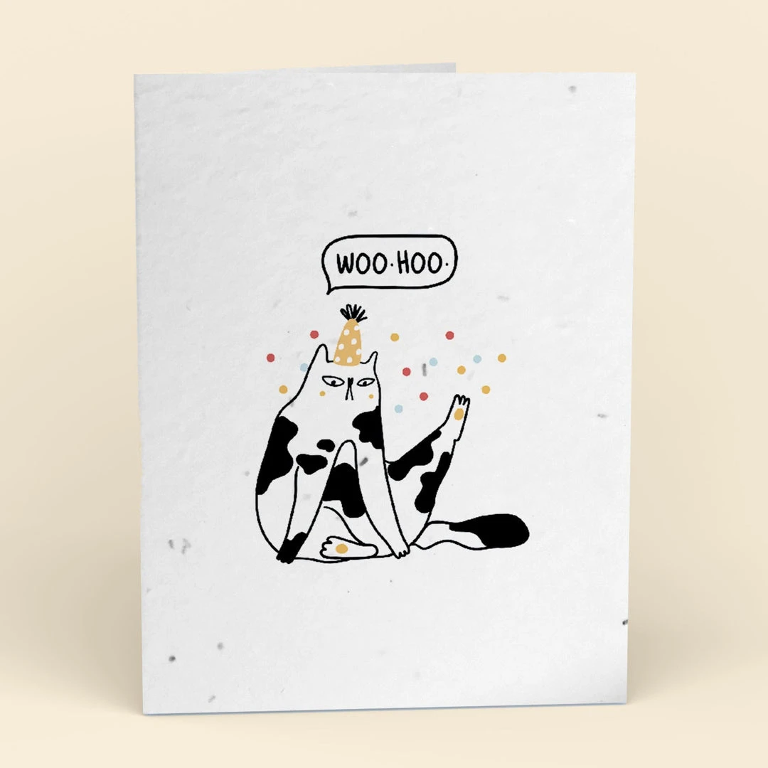 Cute Root Greeting Cards Sarcastic Cat Plantable Cards - 10 Pack 3 Cute Root Greeting Cards Sarcastic Cat Plantable Cards - 10 Pack
