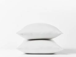 Coyuchi Sateen Pillowcase Set - Alpine White Home Goods