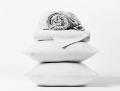 Coyuchi Sateen Sheet Set - Alpine White