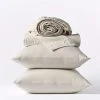 Coyuchi Sateen Sheet Set - Pale Gray Home Goods 2 Coyuchi Sateen Sheet Set - Pale Gray Home Goods