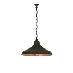 Ameico School Pendant Light - Weathered Copper Lighting