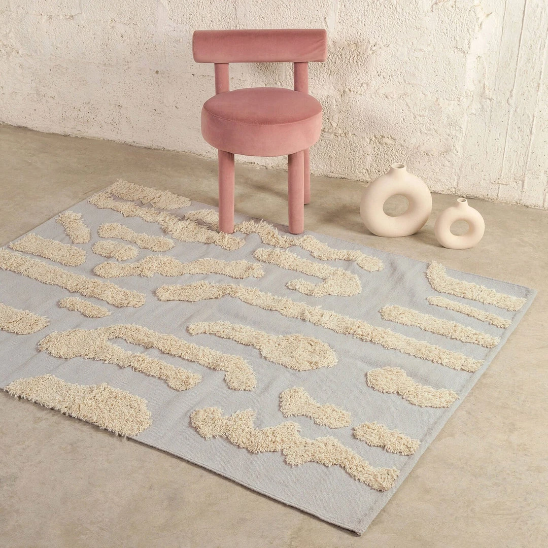 Kiliim Scribbles Wool Rug 4 Kiliim Scribbles Wool Rug