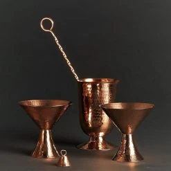 Sertodo Copper Recycled Copper Martini Set Kitchen + Dining
