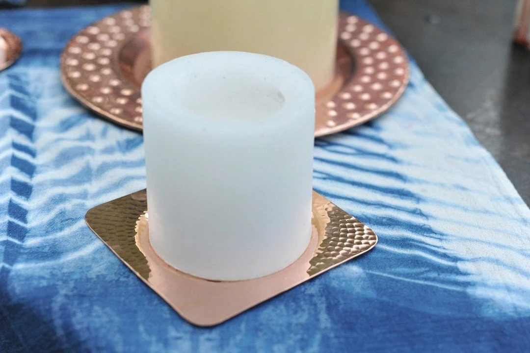 Sertodo Copper Napa Recycled Copper Square Coaster 4 Sertodo Copper Napa Recycled Copper Square Coaster