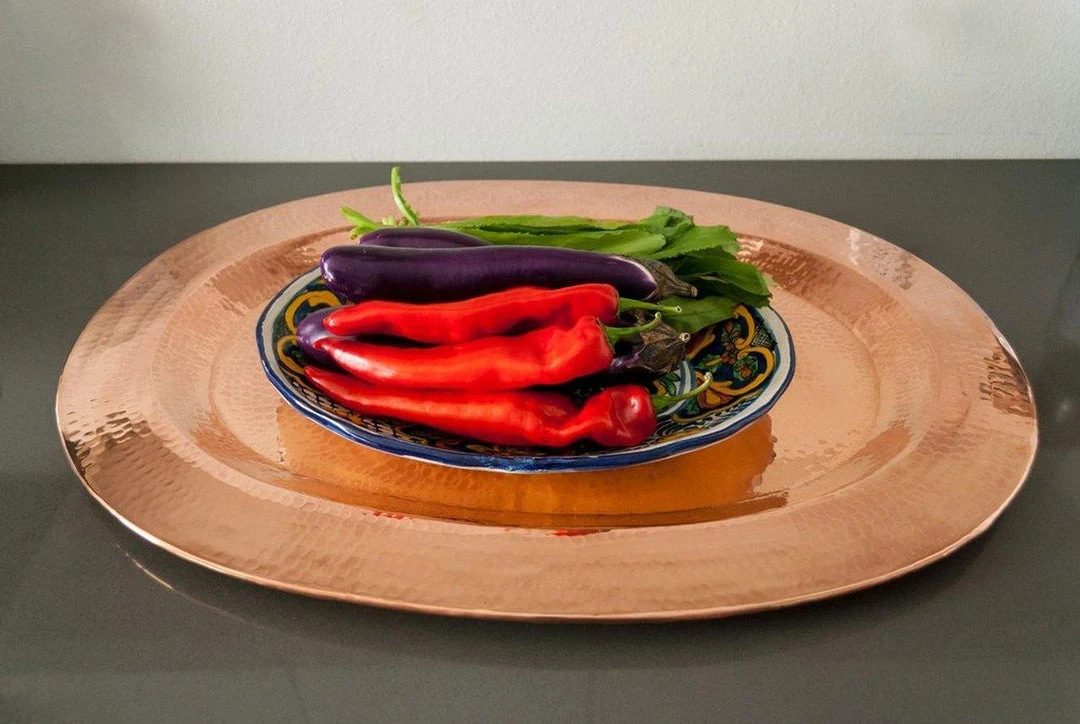 Sertodo Copper Copper Thessaly Oval Platter 4 Sertodo Copper Copper Thessaly Oval Platter