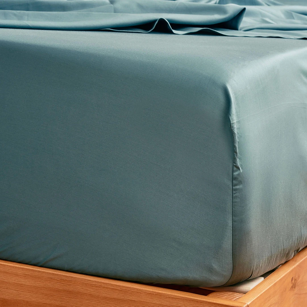 Looma Sateen Sheet Set - Forest Home Goods 6 Looma Sateen Sheet Set - Forest Home Goods