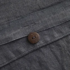 Sijo BIPOC Owned French Linen Duvet Cover - Slate