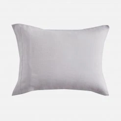 Sijo French Linen Pillowcase Set - Fog
