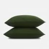 Sijo Best Sellers French Linen Pillowcase Set - Forest