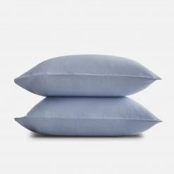 Sijo Home Goods French Linen Pillowcase Set - Sky