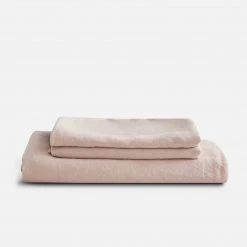 Sijo French Linen Sheet Set - Blush