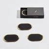 Slash Objects Ring Recycled Rubber Coaster Set - Black 2 Slash Objects Ring Recycled Rubber Coaster Set - Black