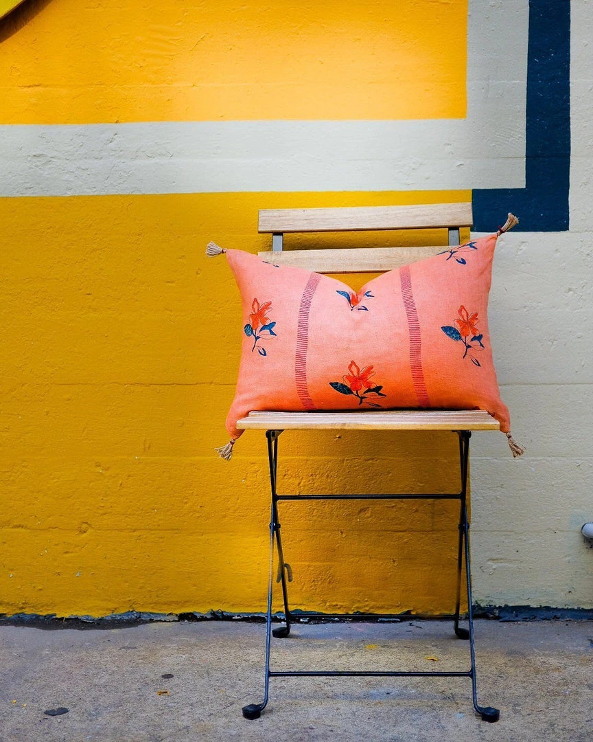 Soil To Studio Best Sellers Nina Linen Throw Pillow Cover - Terracota 6 Soil To Studio Best Sellers Nina Linen Throw Pillow Cover - Terracota