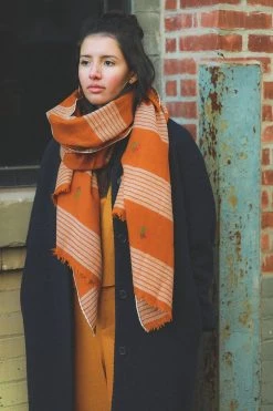 Soil To Studio Natasha Color Blocked Merino Scarf Accessories