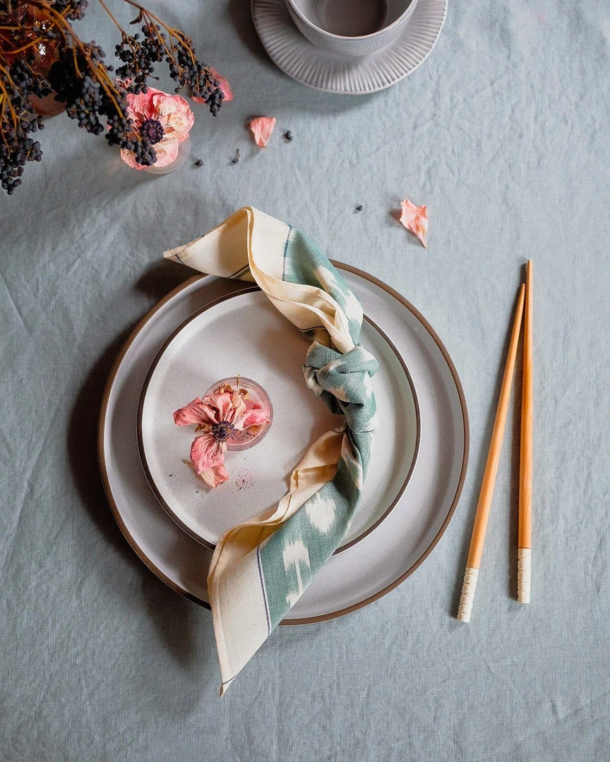 Soil To Studio Kitchen + Dining Tisha Ikat Napkin Set 4 Soil To Studio Kitchen + Dining Tisha Ikat Napkin Set