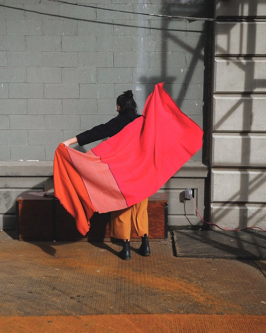 Soil To Studio Accessories Vandana Color Blocked Merino Scarf 4 Soil To Studio Accessories Vandana Color Blocked Merino Scarf