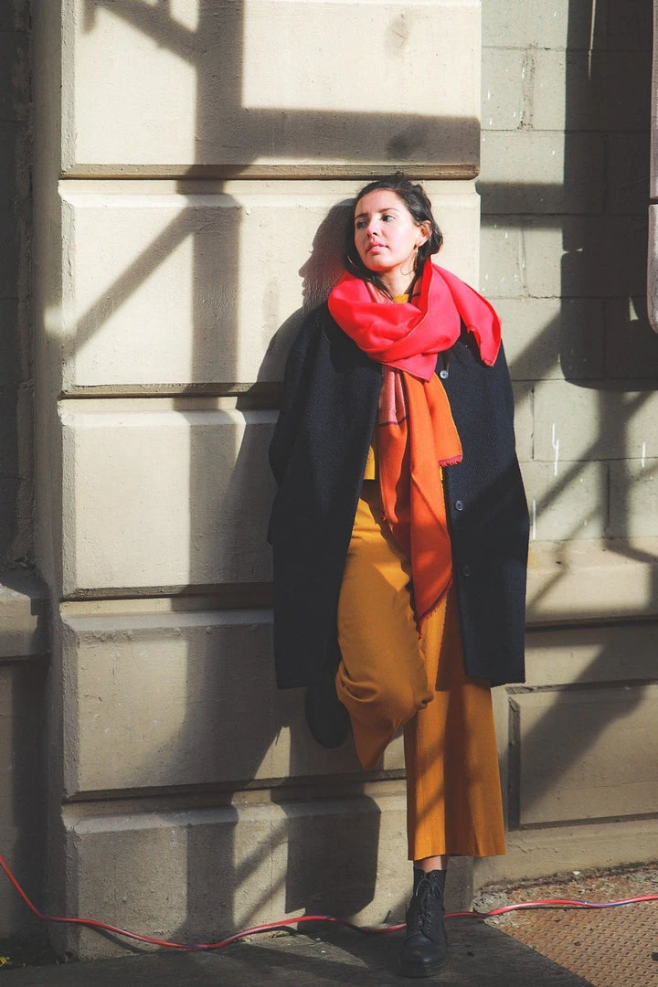 Soil To Studio Accessories Vandana Color Blocked Merino Scarf 5 Soil To Studio Accessories Vandana Color Blocked Merino Scarf