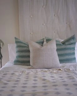 Soil To Studio Zara Upcycled Hemp Throw Pillow Cover