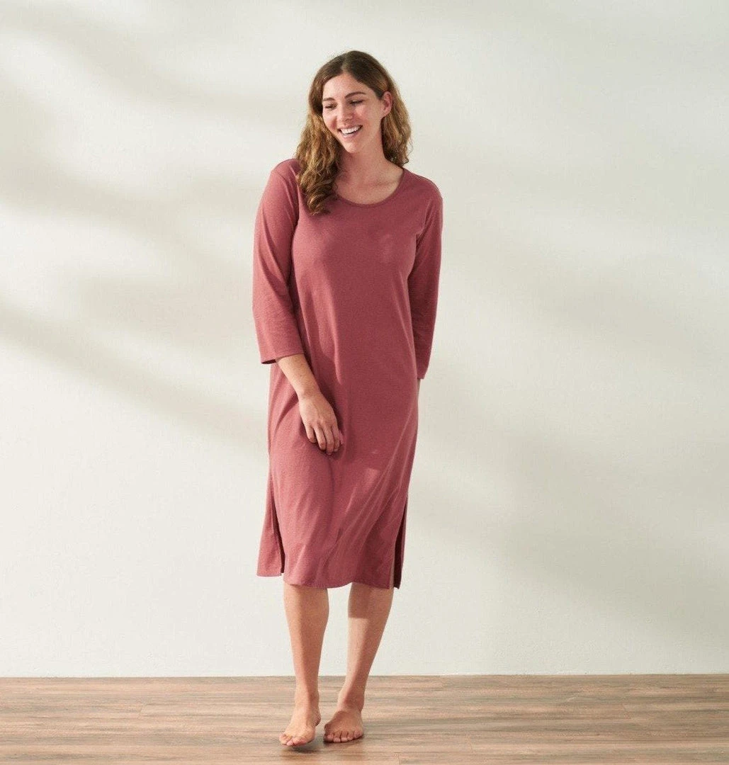 Coyuchi Best Sellers Solstice Nightgown - Rosehip 4 Coyuchi Best Sellers Solstice Nightgown - Rosehip