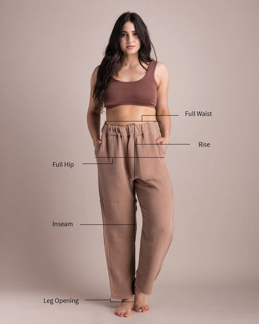 Soluna Collective Chestnut Relaxed Pants Clothing 7 Soluna Collective Chestnut Relaxed Pants Clothing