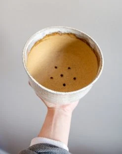 Moonshine Design Speckled Stoneware Planter