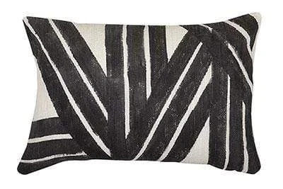 Casa Amarosa Stripe Sky Throw Pillow Cover - Black 3 Casa Amarosa Stripe Sky Throw Pillow Cover - Black