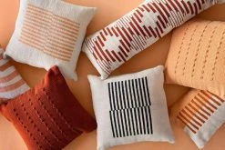 Casa Amarosa Stripe Throw Pillow Cover - Gold Earth 15 Casa Amarosa Stripe Throw Pillow Cover - Gold Earth