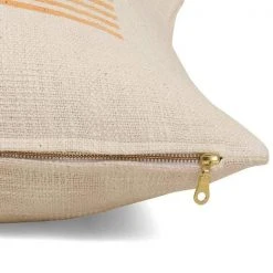 Casa Amarosa Stripe Throw Pillow Cover - Gold Earth 14 Casa Amarosa Stripe Throw Pillow Cover - Gold Earth