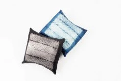 Studio Variously Ara Silk Throw Pillow - Black Throw Pillows