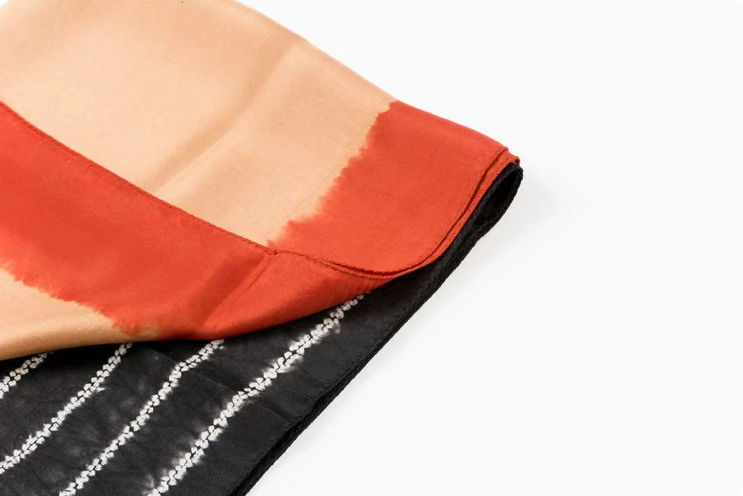 Studio Variously Handcrafted Kaavi Silk Scarf 5 Studio Variously Handcrafted Kaavi Silk Scarf