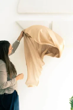 Studio Variously Lunar Silk And Cashmere Scarf Handcrafted