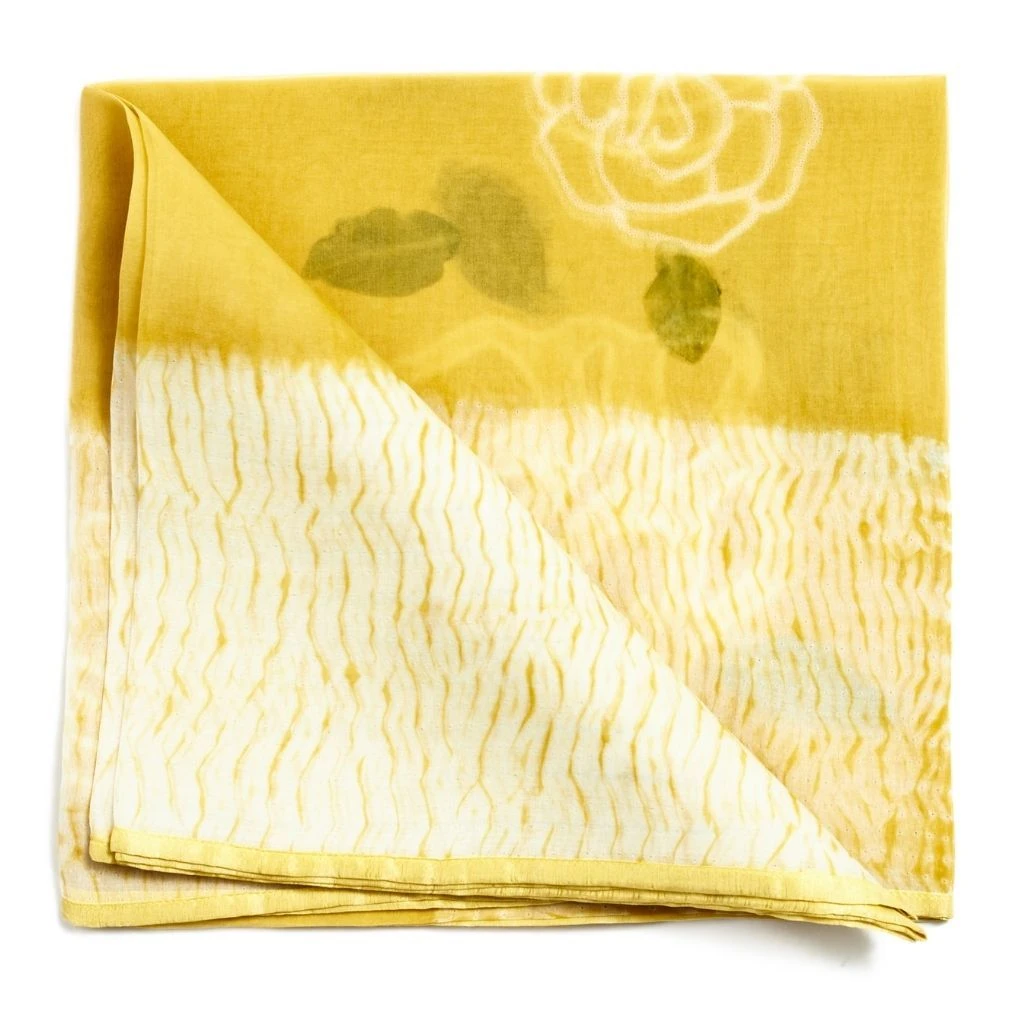 Studio Variously Primrose Turmeric Silk Scarf 4 Studio Variously Primrose Turmeric Silk Scarf
