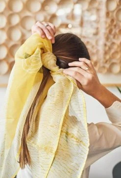 Studio Variously Primrose Turmeric Silk Scarf 16 Studio Variously Primrose Turmeric Silk Scarf