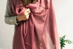 Studio Variously Rosa Silk And Cashmere Scarf Handcrafted 9 Studio Variously Rosa Silk And Cashmere Scarf Handcrafted