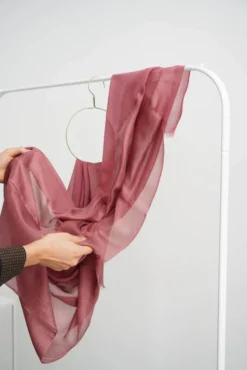 Studio Variously Rosa Silk And Cashmere Scarf Handcrafted 10 Studio Variously Rosa Silk And Cashmere Scarf Handcrafted