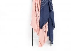 Studio Variously Home Goods Rosewood Indigo Throw Blanket