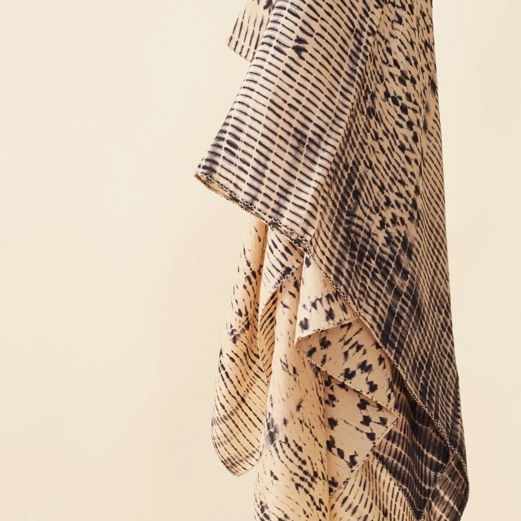 Studio Variously Tesu Black Silk Scarf Accessories 7 Studio Variously Tesu Black Silk Scarf Accessories