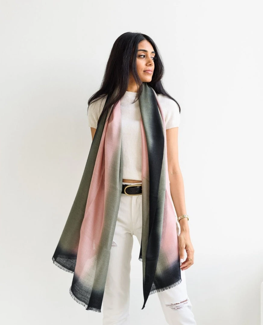 Studio Variously Umbra Kiwi Merino Scarf 3 Studio Variously Umbra Kiwi Merino Scarf