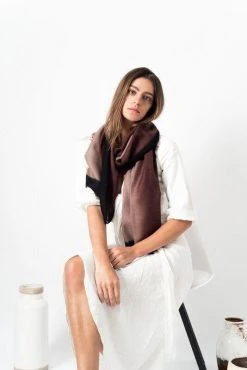 Studio Variously Accessories Umbra Mink Cashmere Scarf 14 Studio Variously Accessories Umbra Mink Cashmere Scarf