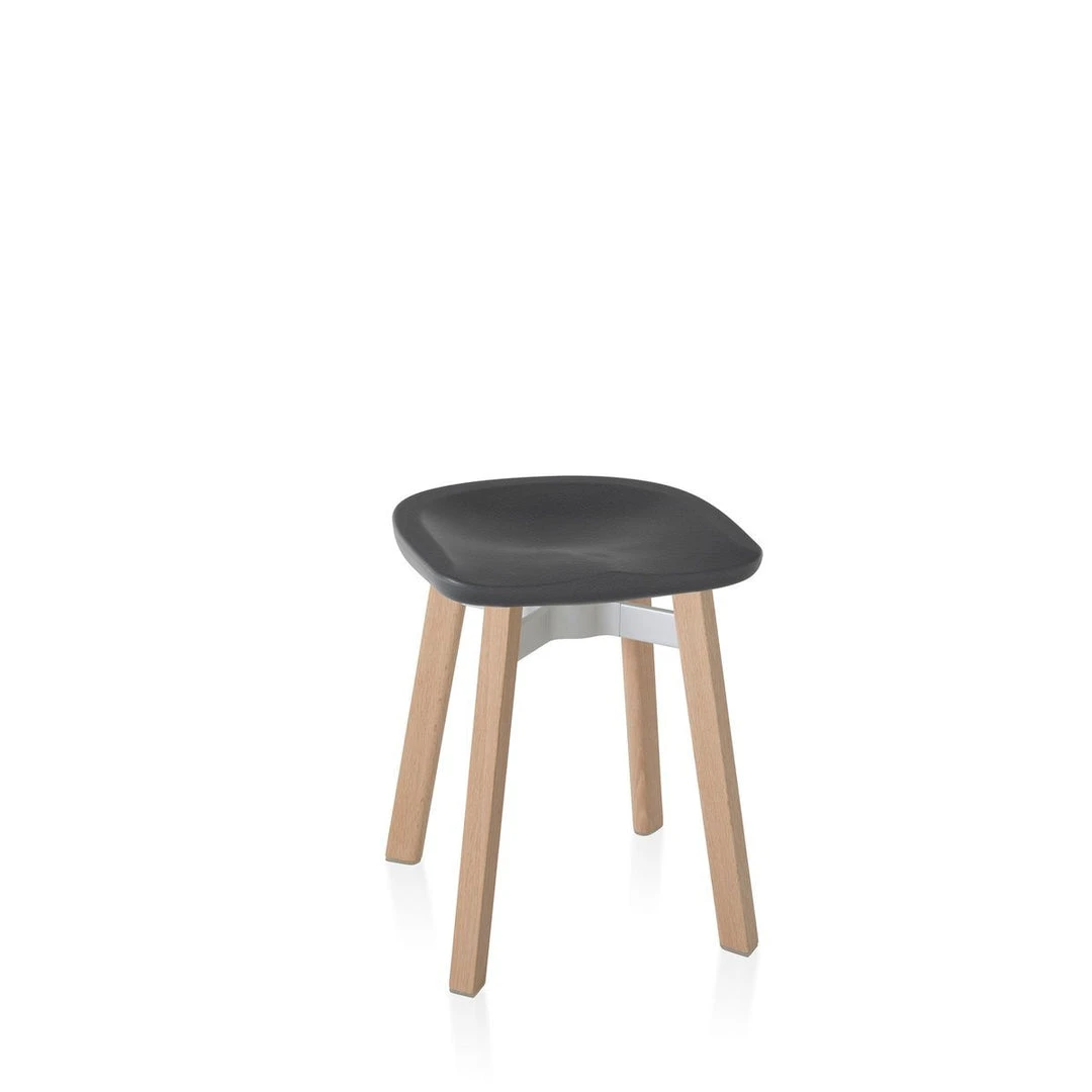 Emeco Su Small Stool - Wood Frame 8 Emeco Su Small Stool - Wood Frame