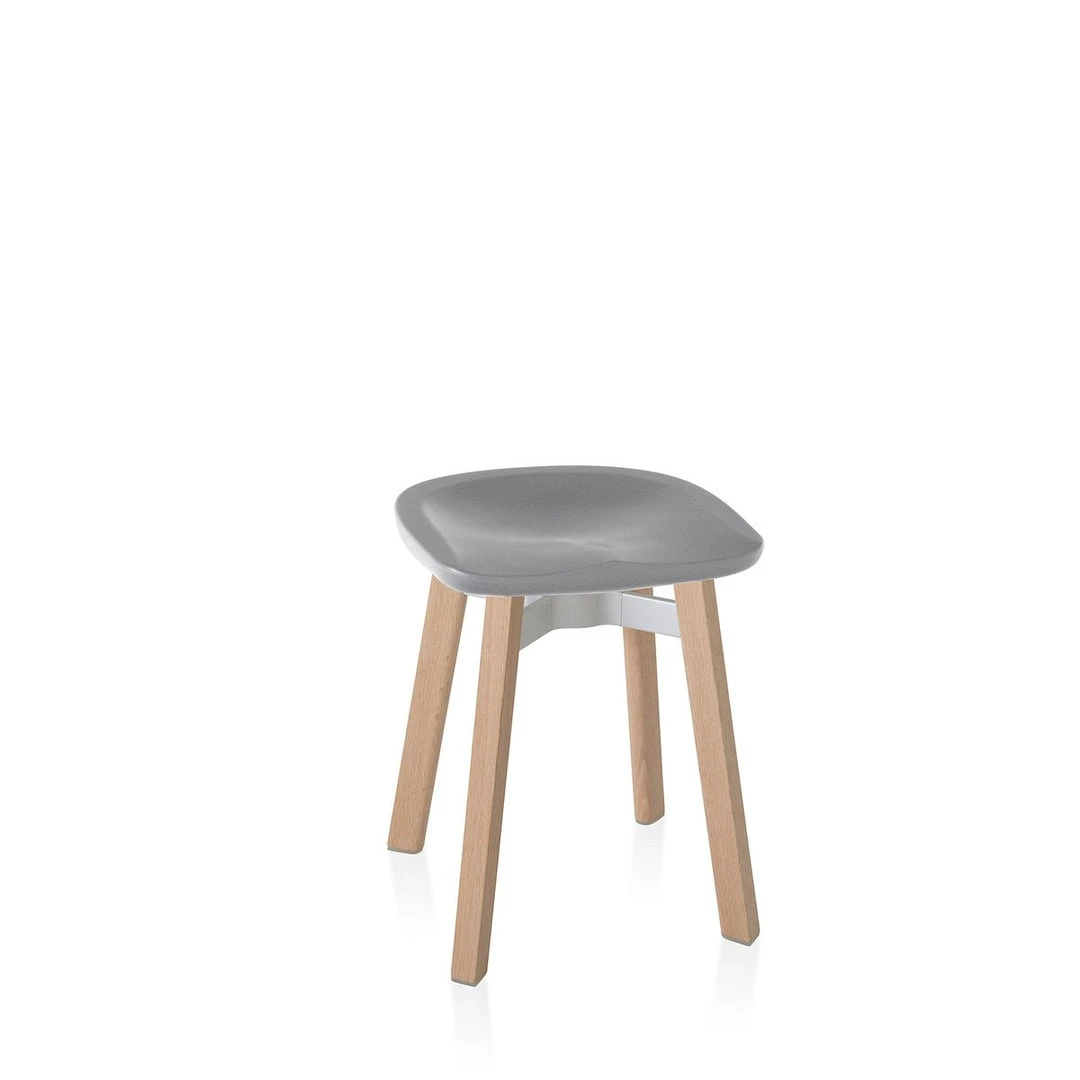 Emeco Su Small Stool - Wood Frame 6 Emeco Su Small Stool - Wood Frame
