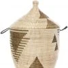 Swahili African Modern Best Sellers Black And White Hamper Basket