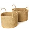 Swahili African Modern Best Sellers Kitui Sand Sisal Kamba Floor Basket 2 Swahili African Modern Best Sellers Kitui Sand Sisal Kamba Floor Basket