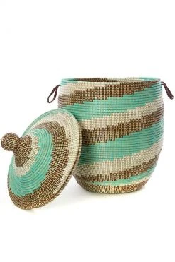 Swahili African Modern Large Sahel Sky Laundry Hamper Basket Best Sellers