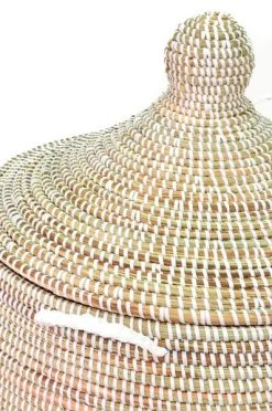 Swahili African Modern Medium Solid White Prayer Mat Hamper