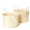 Swahili African Modern Natural Sisal Kamba Floor Basket Home Goods 2 Swahili African Modern Natural Sisal Kamba Floor Basket Home Goods
