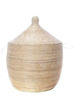 Swahili African Modern Short Hardy Hamper Basket